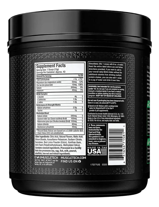 MUSCLETECH | Amino Build 40 serv - Tropical Twist
