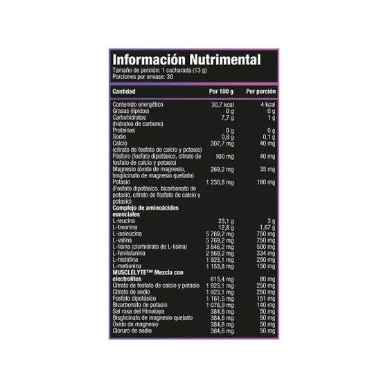 MUSCLETECH | EAA Platinum 30 serv - Fruit Punch