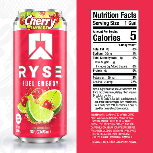 RYSE | Fuel Drink / 12 pza - Cherry Limeade
