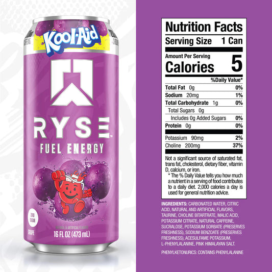 RYSE | Fuel Drink / 12 pza - Kool Aid Grape