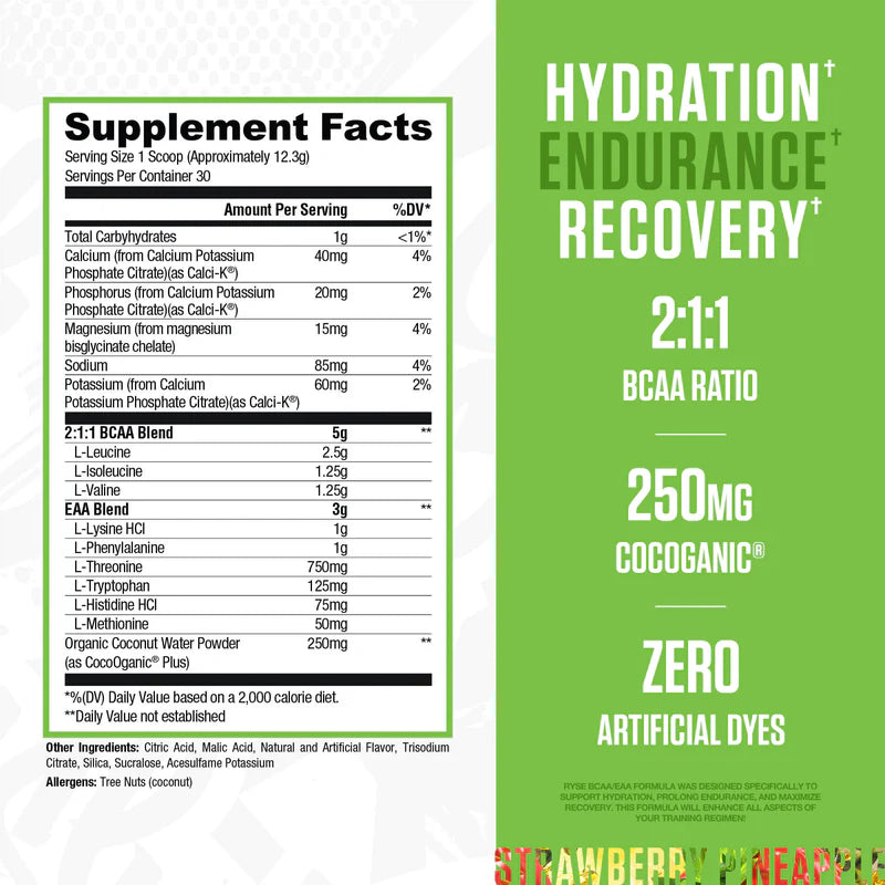 RYSE | BCAA + EAA - Strawberry Pineapple