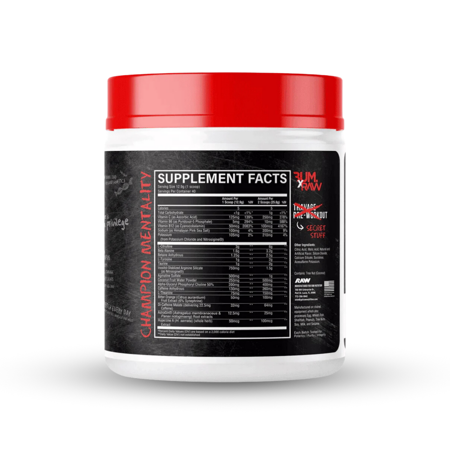 RAW | Thavage PWO - Chris Secret Stufff White Cherry