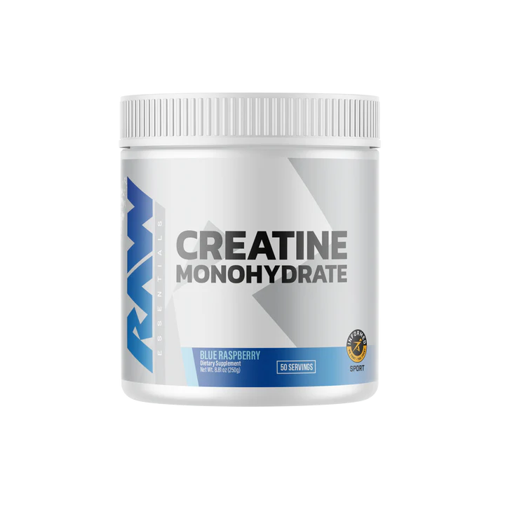RAW | Creatina Monohidratada Blue Raspberry 30 serv