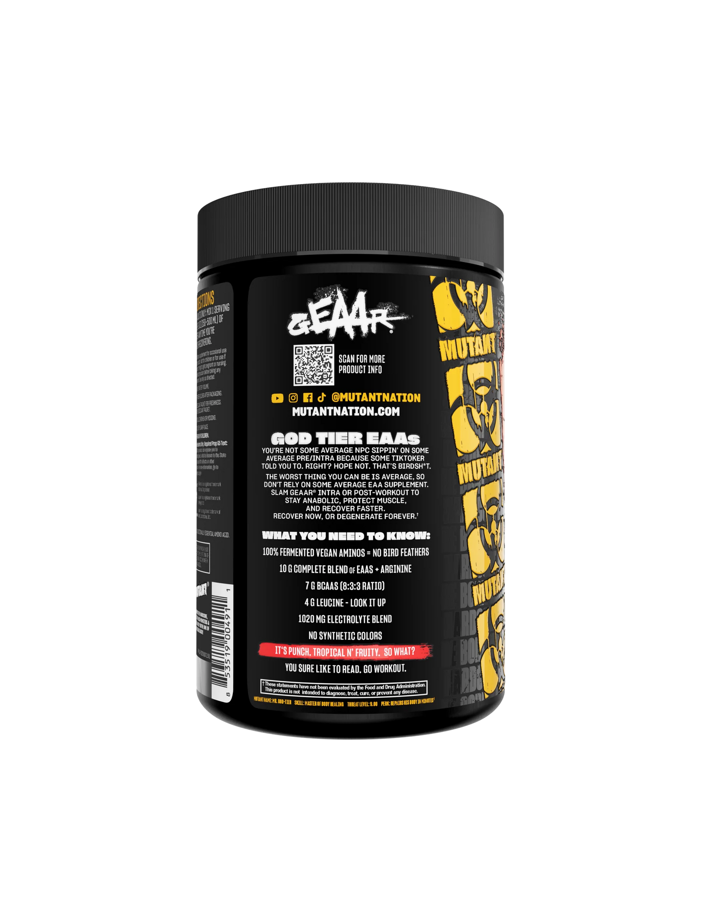 MUTAN | AMINO GEAAR 30 serv - Orange Rush