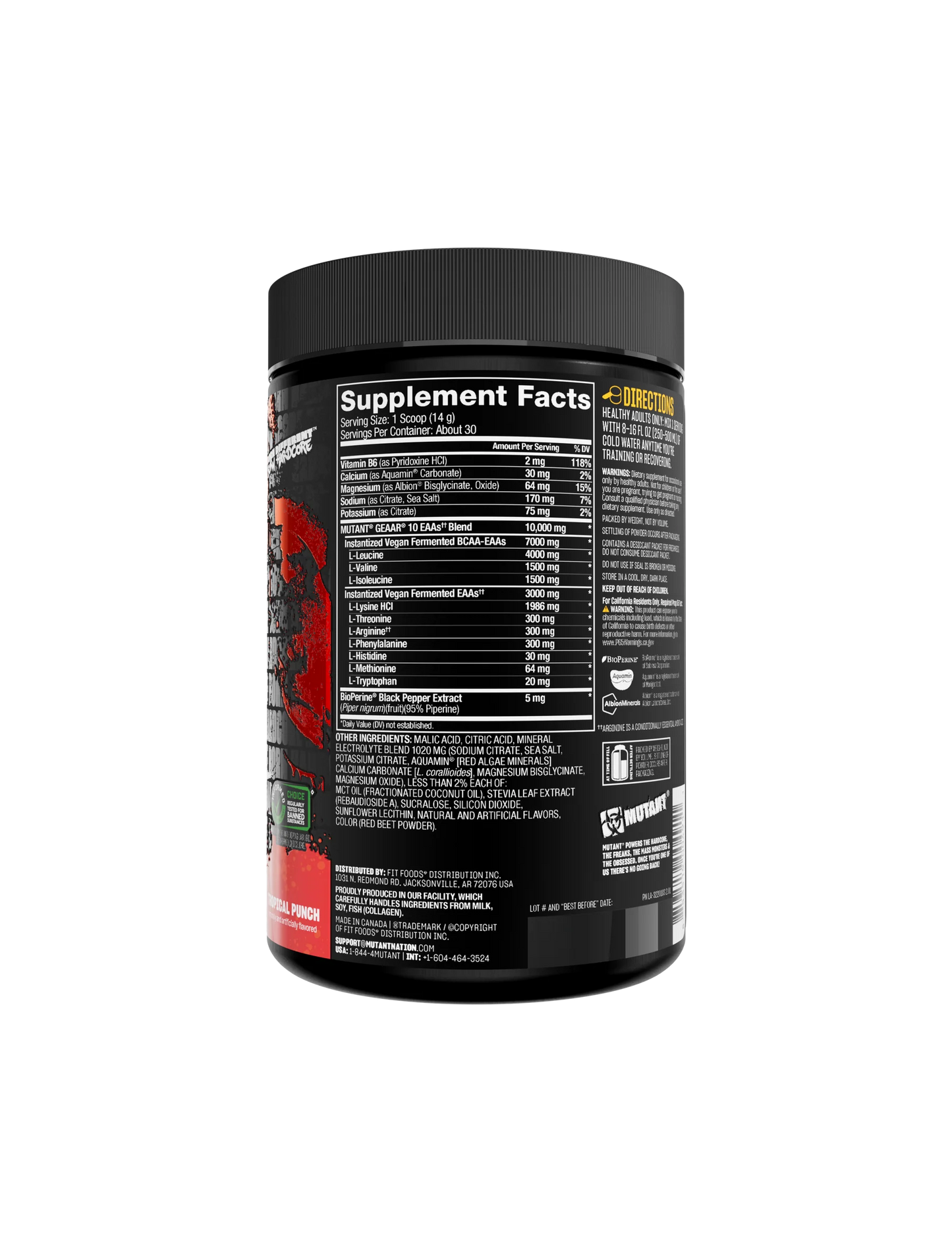 MUTAN | AMINO GEAAR 30 serv - Blue Raspberry