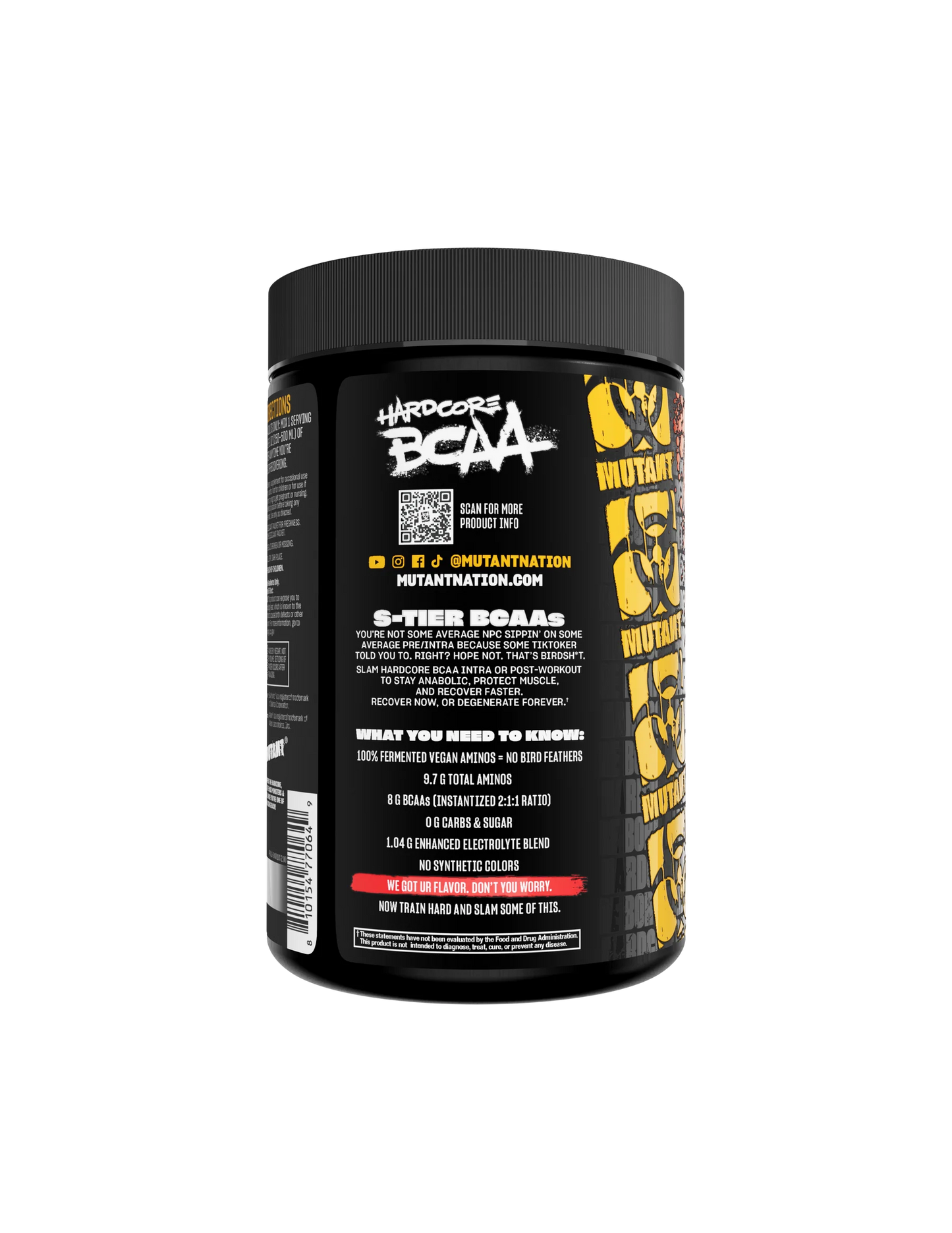 MUTANT | Hardcore BCAA 30 Serv - Lemonade