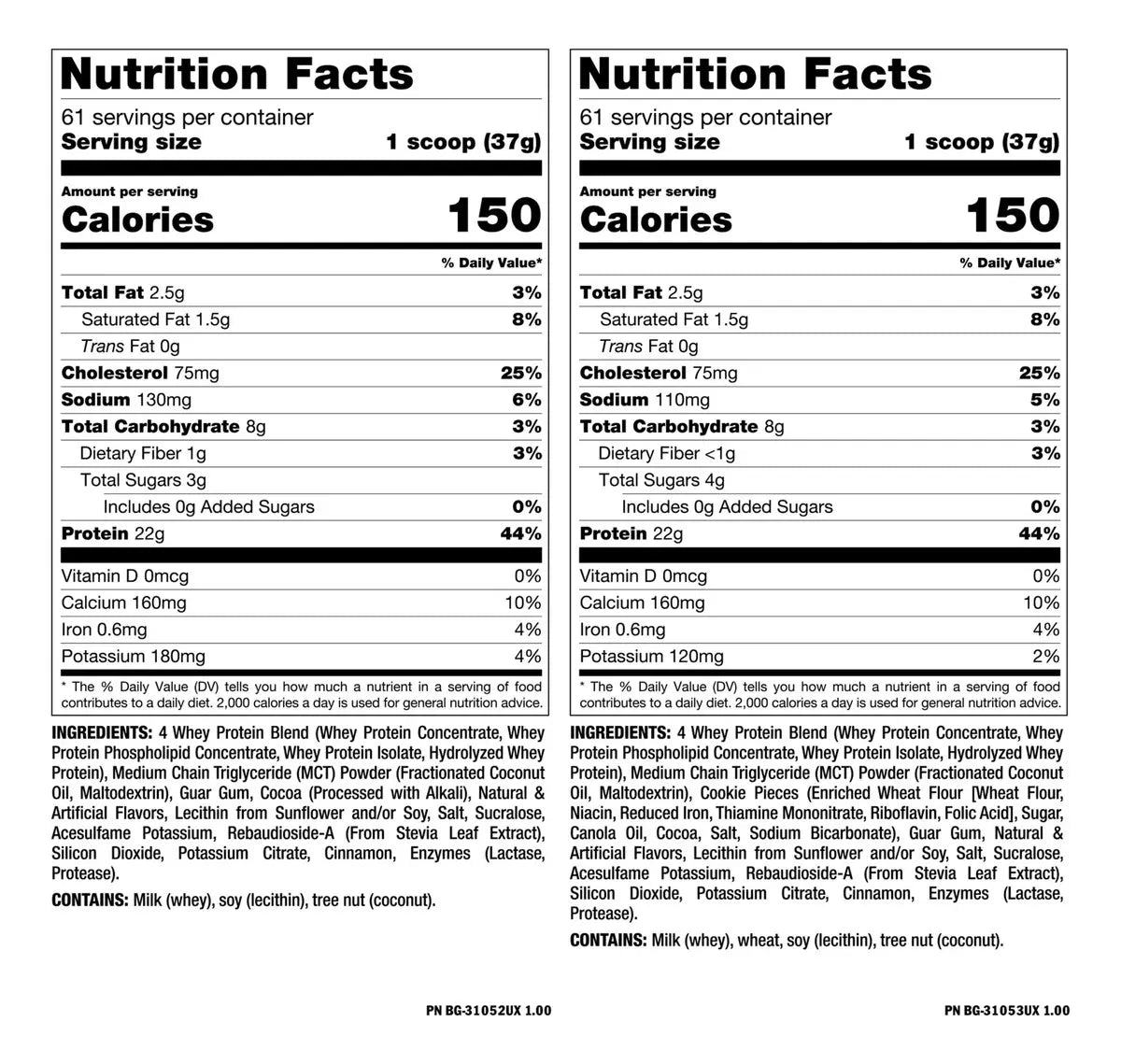 MUTAN | Whey 4 lbs - Triple Chocolate & Cookies and Cream
