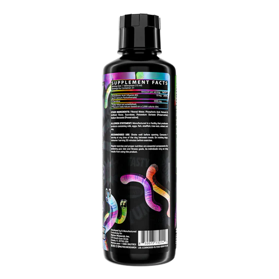NUTREX | L-Carnitina 3000 Liquida - Sour Gummy Worms