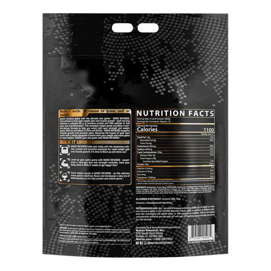 NUTREX | Mass Infusion 12 lbs - Chocolate