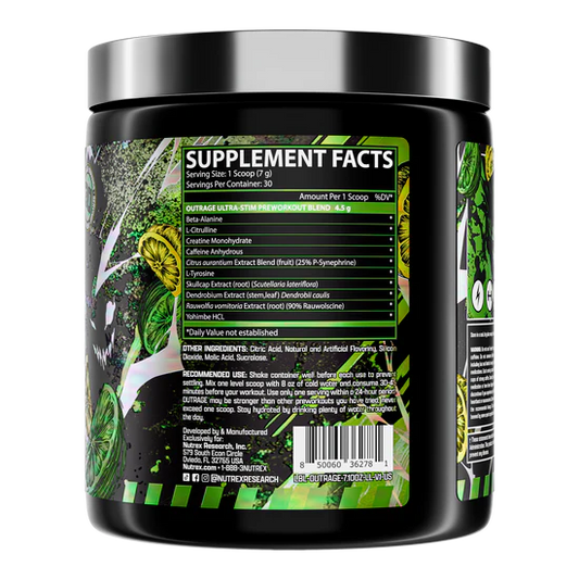 NUTREX | Outrage Ultra Stim Pwo - Lemon Lime