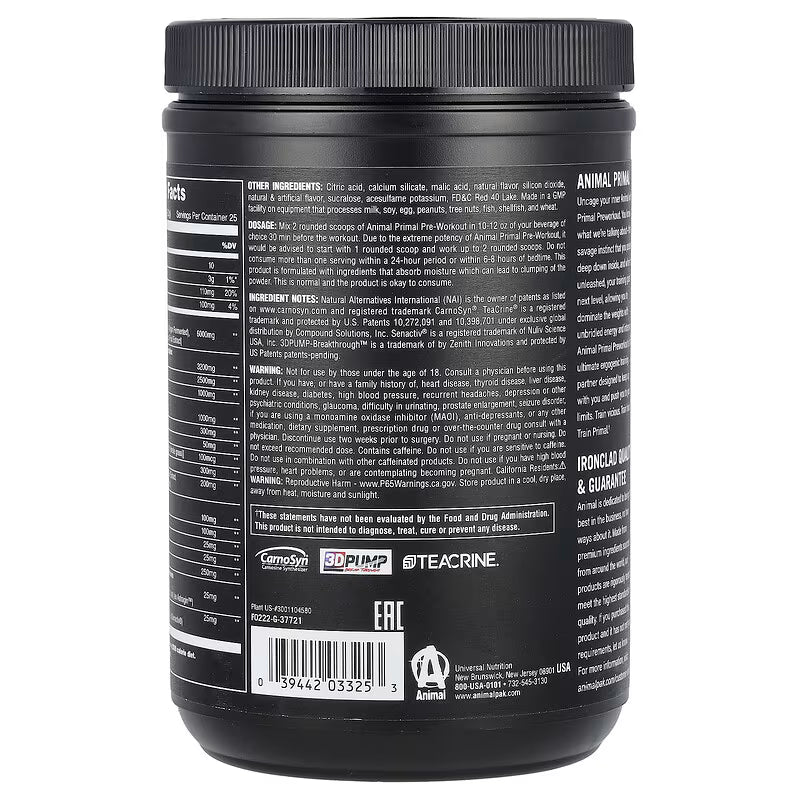 ANIMAL | Primal Powder - Strawberry Watermelon