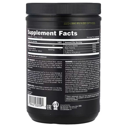 ANIMAL | Pre-workout Fury - Watermelon