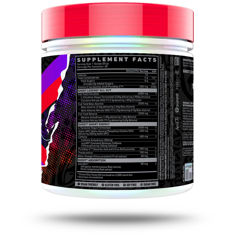 GHOST | Legend All Out Pwo - Cherry Limeade