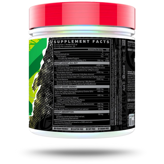 GHOST | Legend All Out Pwo - Warheads Green Apple