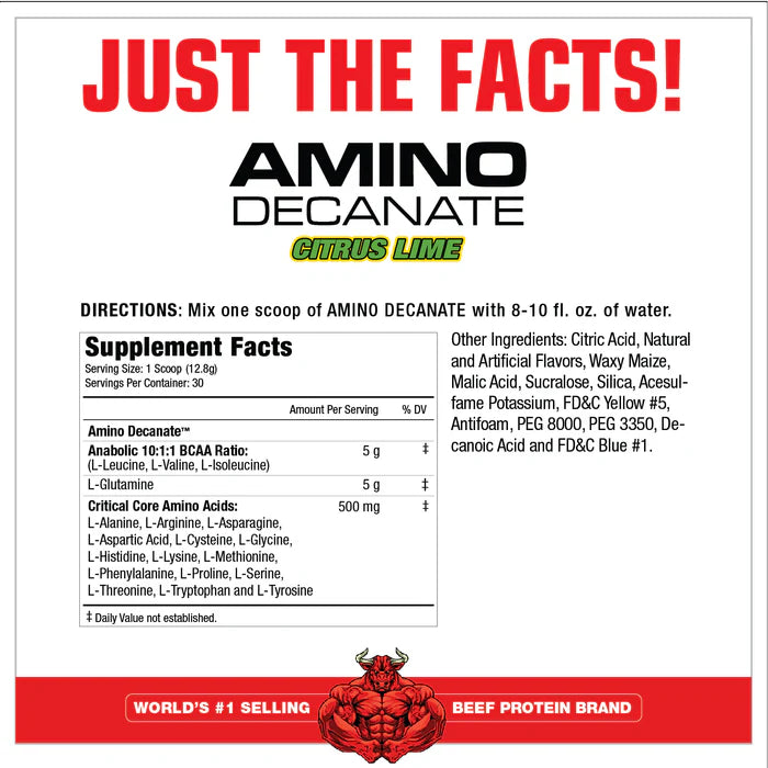 MUSCLEMEDS | Amino Decanate - Citrus Lime