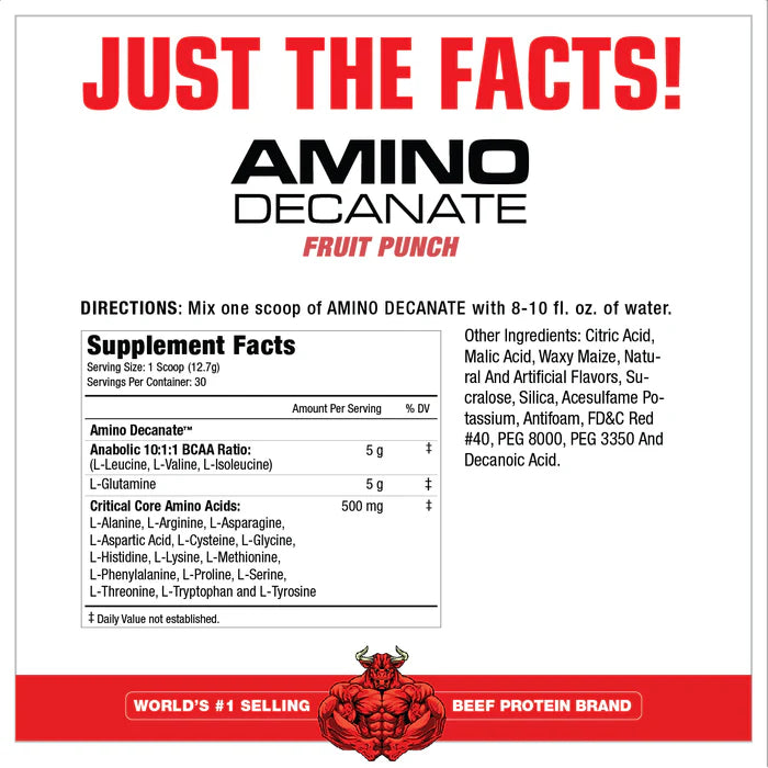 MUSCLEMEDS | Amino Decanate - Fruit Punch