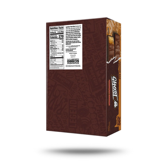 GHOST | BARRA DE PROTEINA 12 PZA - CHOCOLATE CARAMEL