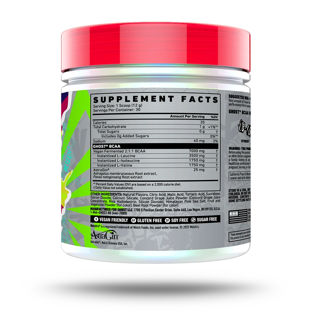 GHOST | BCAA 30 Serv - Sour Welchs Grape