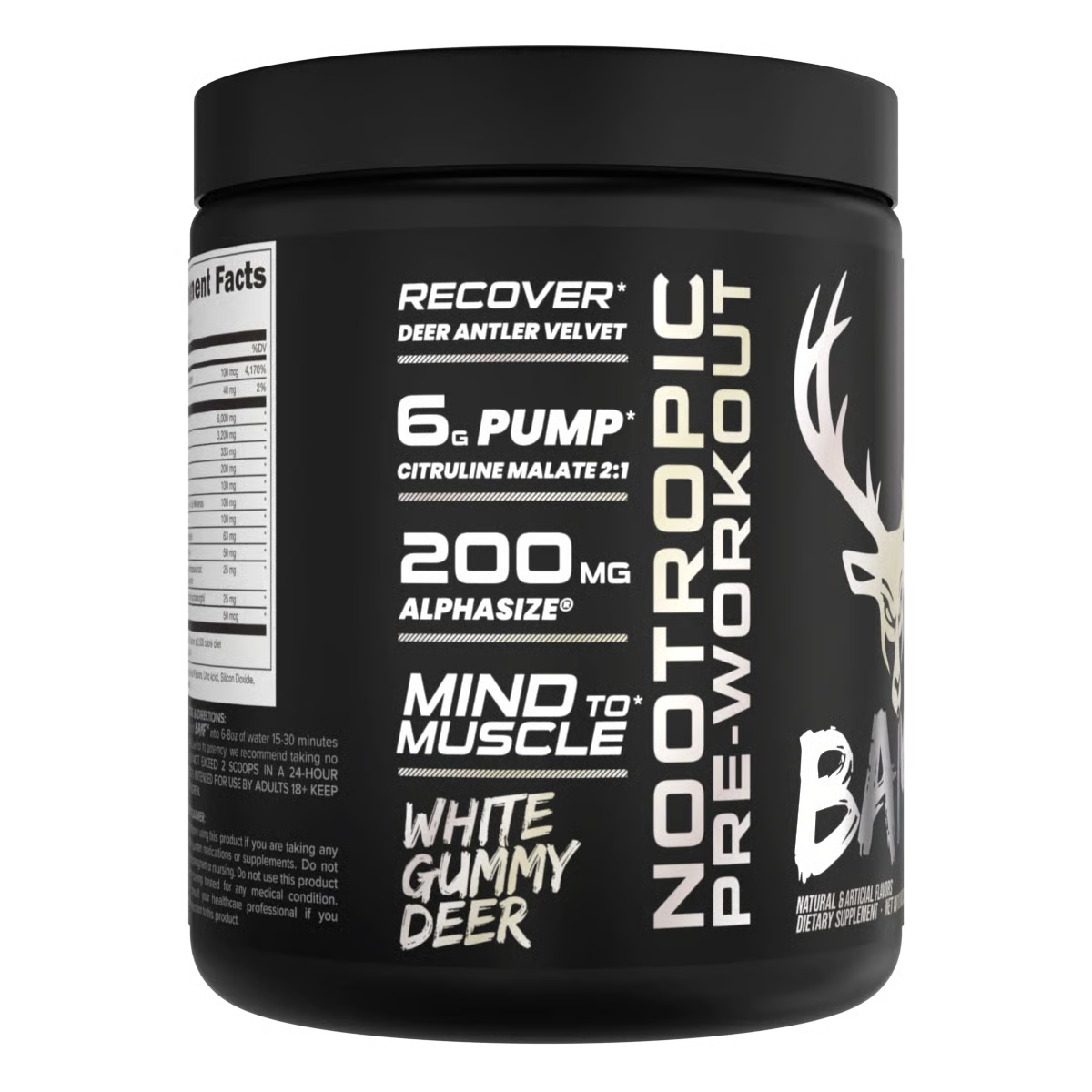 BUCKED UP | Pre-entreno BAMF 30 Serv - White Gummy Deer