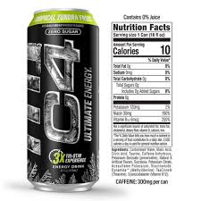 C4 | Ultimate Energy Drink Carbonated. 12 pza - Tropical Tundra