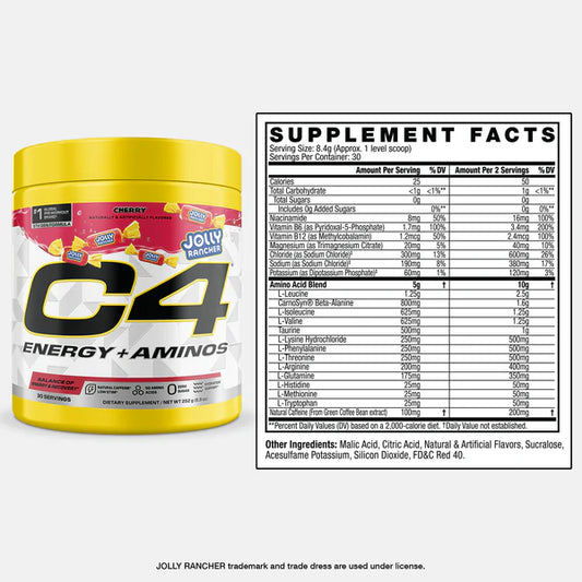 C4 | Energy + Aminos - Cherry Jolly Rancher