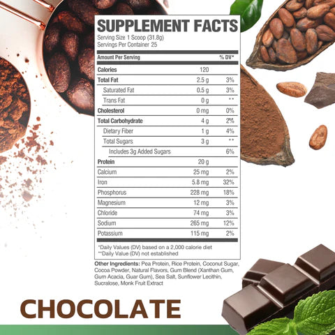 RAW | Proteína Vegana - Chocolate