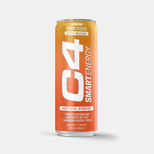 C4 | Smart Energy Drink Carbonated. 12 pza - Peach Mango