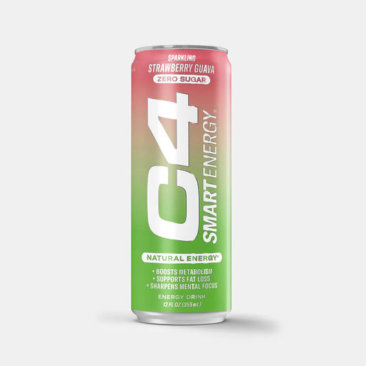 C4 | Smart Energy Drink Carbonated. 12 pza - Strawberry Guava
