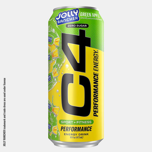 C4 | Energy Drink Carbonated 12 pza - Green Apple Jolly Rancher