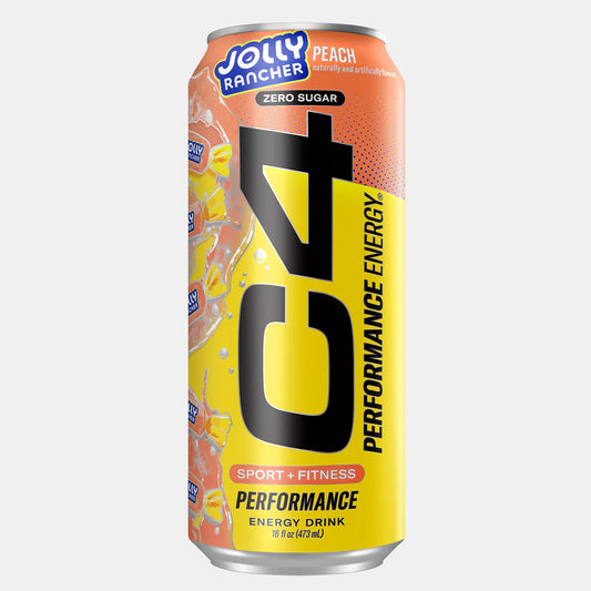 C4 | Energy Drink Carbonated 12 pza - Peach Jolly Rancher