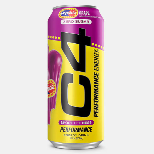 C4 | Energy Drink Carbonated 12 pza - Grape Popsicle