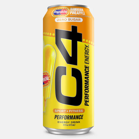 C4 | Energy Drink Carbonated 12 pza - Hawaiian Pineapple Popsicle