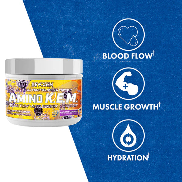 EVOGEN | Amino K.E.M EAA 30 serv - Blackberry Lemonade