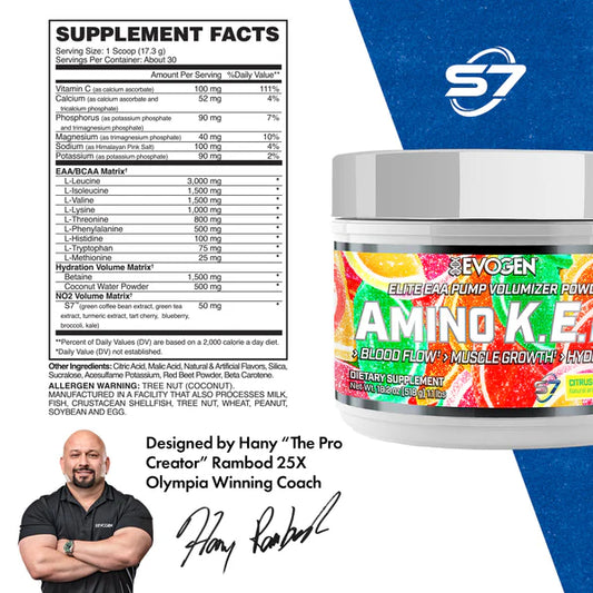 EVOGEN | Amino K.E.M EAA 30 serv - Citrus Candy