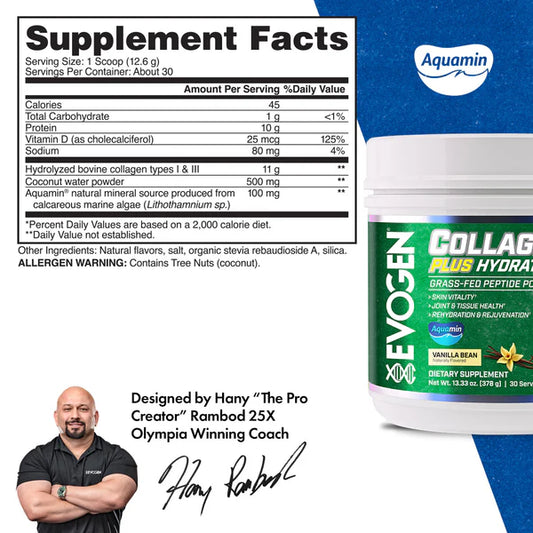 EVOGEN | Colageno 30 Serv - Vainilla