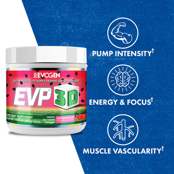 EVOGEN | EVP 3D Stim Free 40 Serv - Sour Watermelon