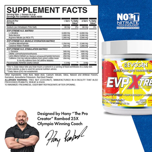 EVOGEN | EVP Extreme 40 Serv - Strawberry Lemonade