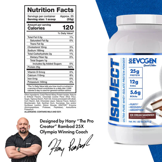 EVOGEN | Isoject 25 Serv - Ice Cream Sandwich