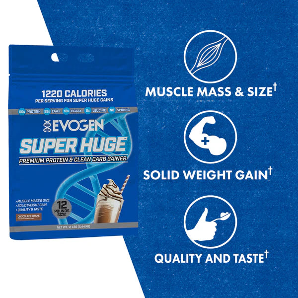 EVOGEN | Super Huge Gainer 12 lbs - Chocolate Shake