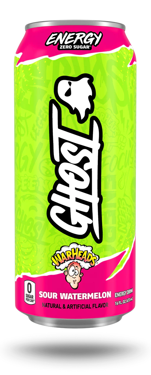 GHOST | Energy Drink 12 pza - Warheads Sour Watermelon