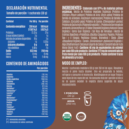 BIRDMAN | Falcon Proteína Vegetal 1.17 kg - Chocolate
