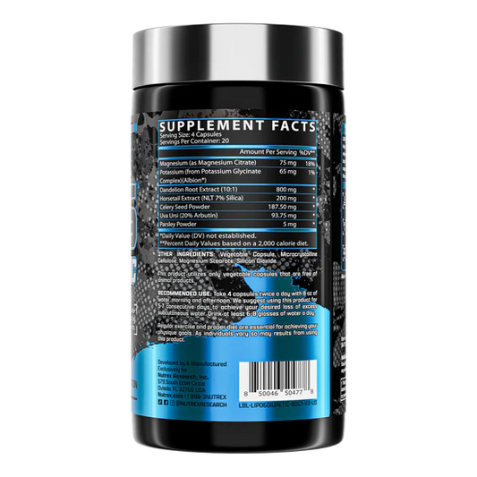 NUTREX | Lipo 6 Black Diuretic - 80 Capsulas