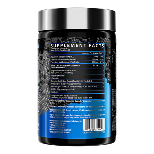 NUTREX | Lipo 6 Black Night time - 30 Capsulas