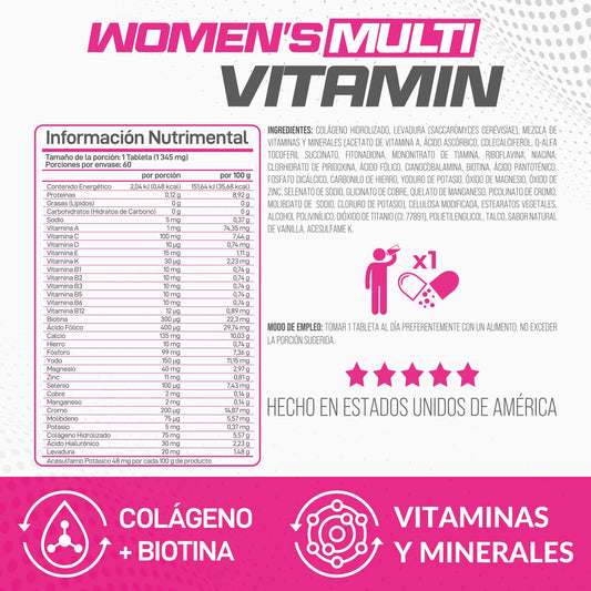 FORZAGEN | Multivitaminico Mujer - 60 caps