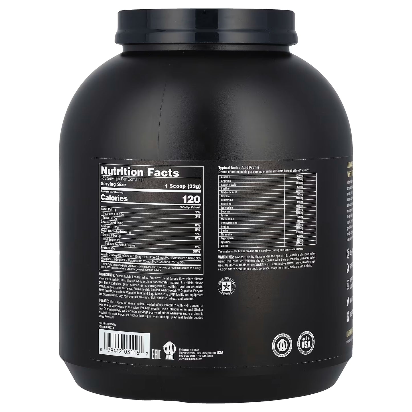 ANIMAL | Whey Proteín 4 lbs - Vainilla