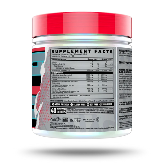 GHOST | Pump Oxido Nitrico - Natty