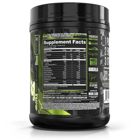 RYSE | Godzilla Pre-entreno - Green Apple