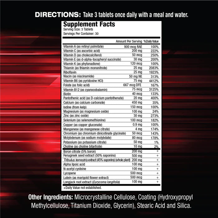 MUSCLEMEDS | Vitamin T - 90 Tabletas