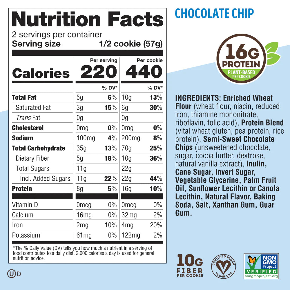 LENNY & LARRY´S | The Complete Cookies 12 pza - Chocolate chip
