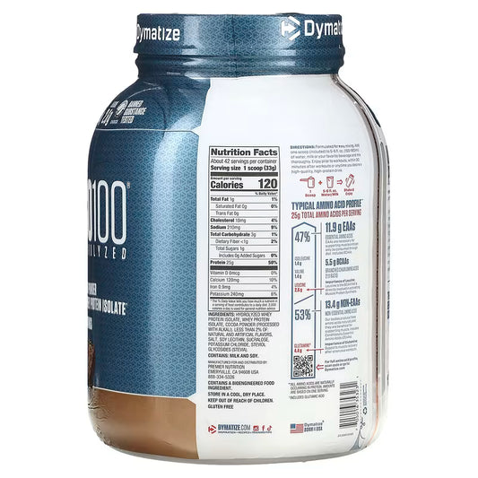 DYMATIZE | ISO 100 3 lbs - Fudge Brownie